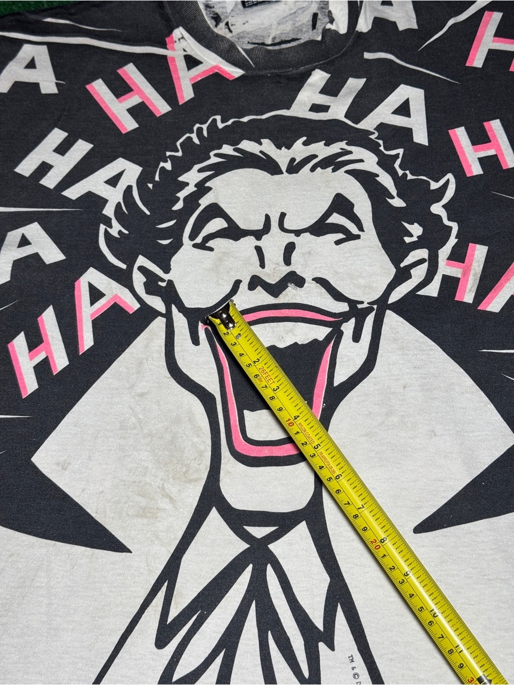 CRAZY Vintage 80s Joker Batman Killing Joke T-shirt, Comic Book All Over Print - Picture 8 of 9